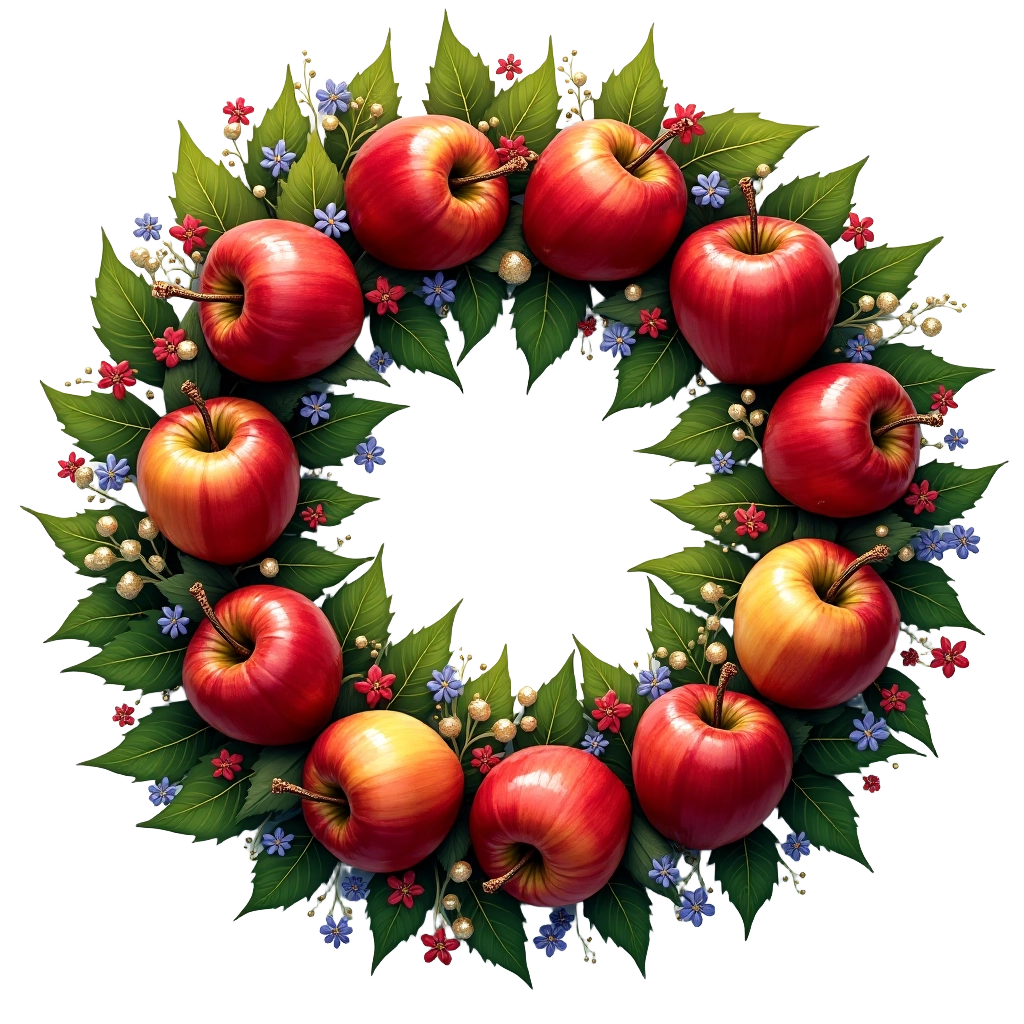 Autumn Apple Wreath